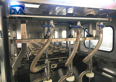 Tam Otomatik 5 Galon Dolum Makinesi Elektrikli Tahrikli PLC Kontrolü 450 BPH