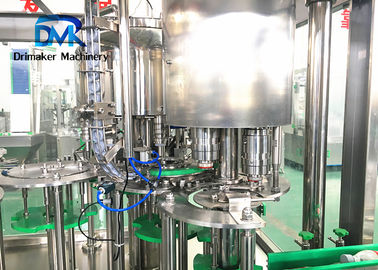 Küçük Hızlı PET Şişelenmiş Su Üretim Ekipmanları 8 Kafa